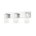 Z-Lite Titus Vanity Chrome 3 Light 826-3V-CH | theLightShop