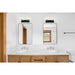 Z-Lite Titus Vanity Matte Black 2 Light 826-2V-MB | theLightShop