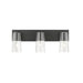 Z-Lite Titus Vanity Matte Black 3 Light 826-3V-MB | theLightShop