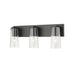 Z-Lite Titus Vanity Matte Black 3 Light 826-3V-MB | theLightShop
