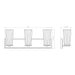 Z-Lite Titus Vanity Matte Black 3 Light 826-3V-MB | theLightShop