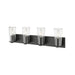 Z-Lite Titus Vanity Matte Black 4 Light 826-4V-MB | theLightShop