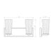 Z-Lite Titus Vanity Modern Gold 2 Light 826-2V-MGLD | theLightShop