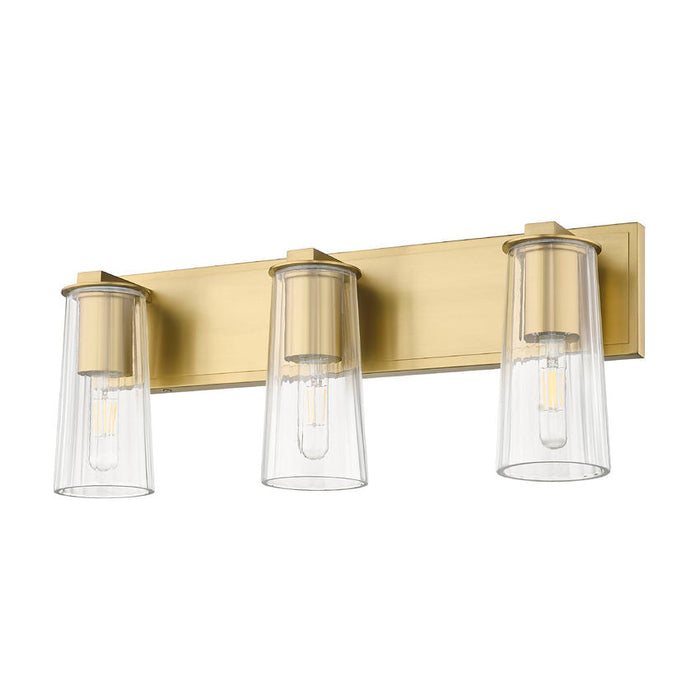 Z-Lite Titus Vanity Modern Gold 3 Light 826-3V-MGLD | theLightShop