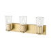 Z-Lite Titus Vanity Modern Gold 3 Light 826-3V-MGLD | theLightShop