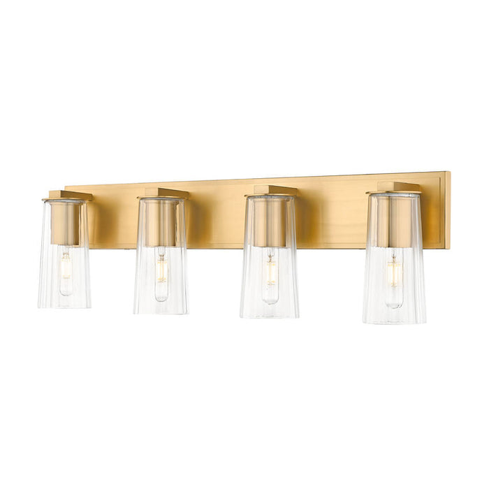 Z-Lite Titus Vanity Modern Gold 4 Light 826-4V-MGLD | theLightShop