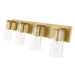 Z-Lite Titus Vanity Modern Gold 4 Light 826-4V-MGLD | theLightShop