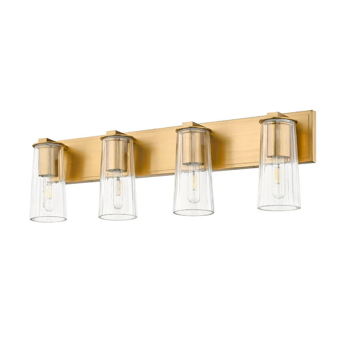 Z-Lite Titus Vanity Modern Gold 4 Light 826-4V-MGLD | theLightShop
