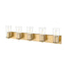 Z-Lite Titus Vanity Modern Gold 5 Light 826-5V-MGLD | theLightShop