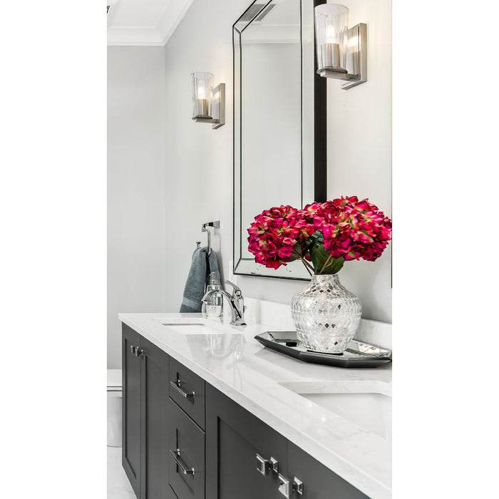 Z-Lite Titus Wall Sconce Brushed Nickel 1 Light 826-1S-BN | theLightShop