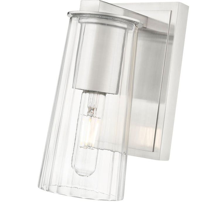 Z-Lite Titus Wall Sconce Brushed Nickel 1 Light 826-1S-BN | theLightShop