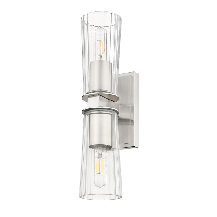 Z-Lite Titus Wall Sconce Brushed Nickel 2 Light 826-2S-BN | theLightShop