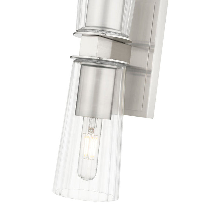 Z-Lite Titus Wall Sconce Brushed Nickel 2 Light 826-2S-BN | theLightShop