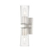 Z-Lite Titus Wall Sconce Brushed Nickel 2 Light 826-2S-BN | theLightShop