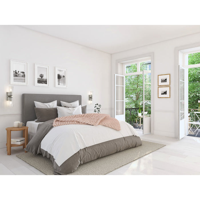 Z-Lite Titus Wall Sconce Brushed Nickel 2 Light 826-2S-BN | theLightShop