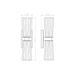 Z-Lite Titus Wall Sconce Brushed Nickel 2 Light 826-2S-BN | theLightShop