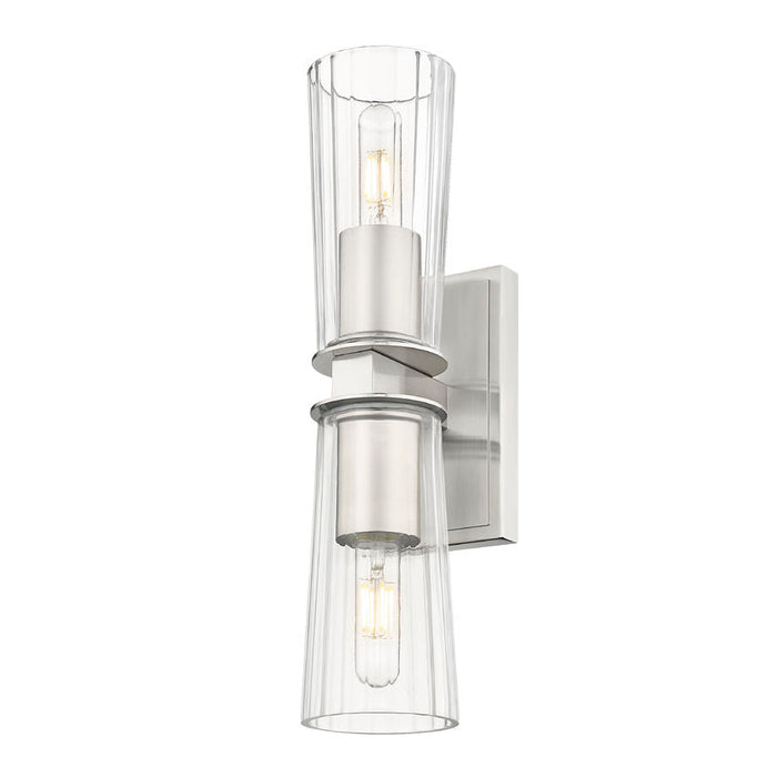 Z-Lite Titus Wall Sconce Brushed Nickel 2 Light 826-2S-BN | theLightShop