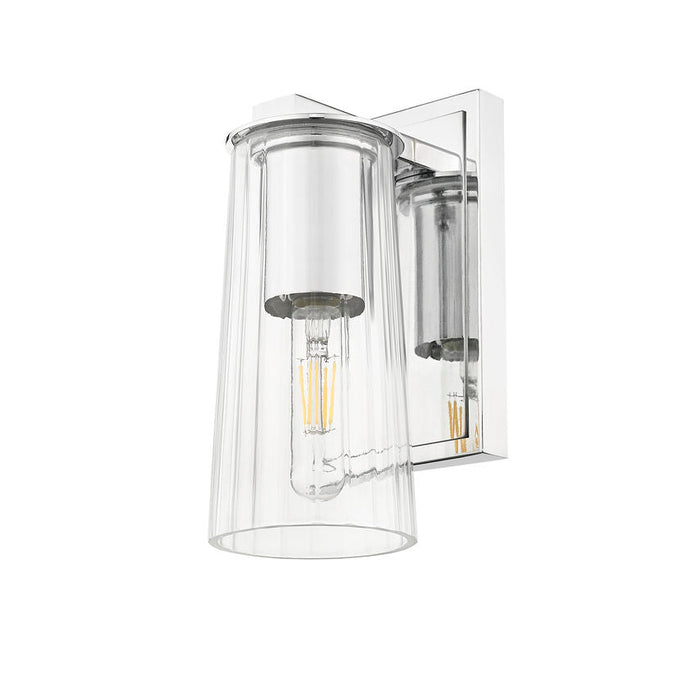 Z-Lite Titus Wall Sconce Chrome 1 Light 826-1S-CH | theLightShop