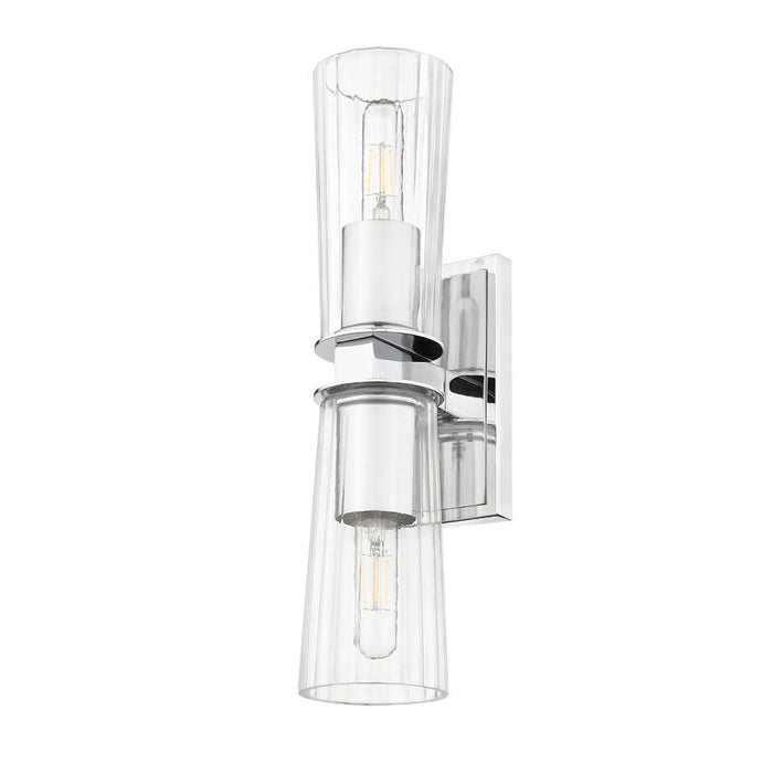 Z-Lite Titus Wall Sconce Chrome 2 Light 826-2S-CH | theLightShop