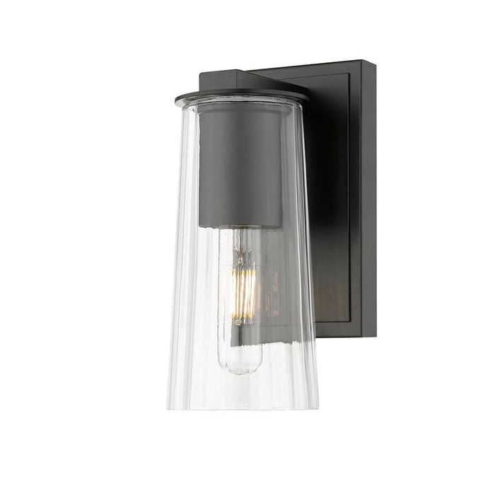 Z-Lite Titus Wall Sconce Matte Black 1 Light 826-1S-MB | theLightShop