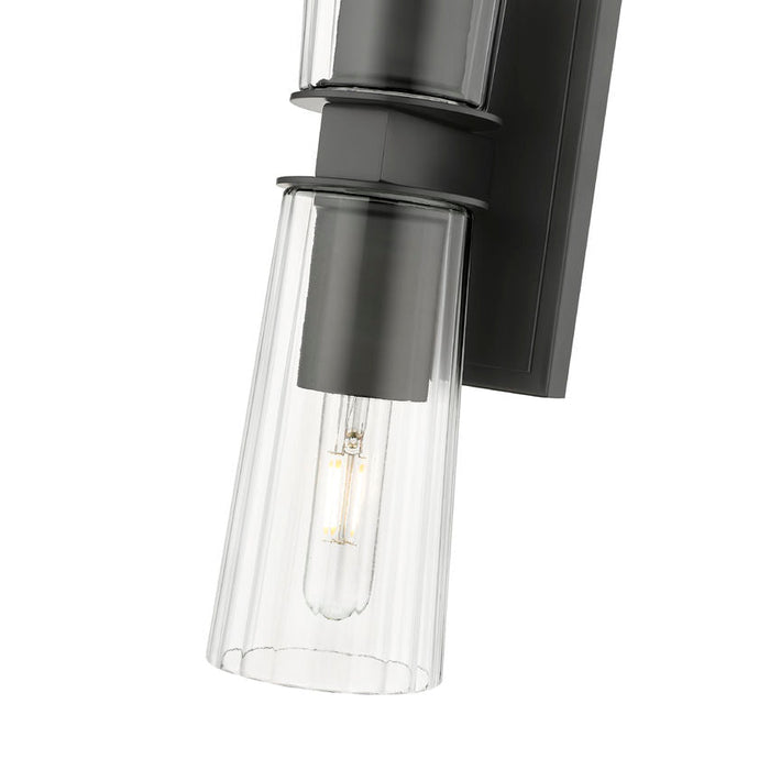 Z-Lite Titus Wall Sconce Matte Black 2 Light 826-2S-MB | theLightShop