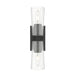 Z-Lite Titus Wall Sconce Matte Black 2 Light 826-2S-MB | theLightShop