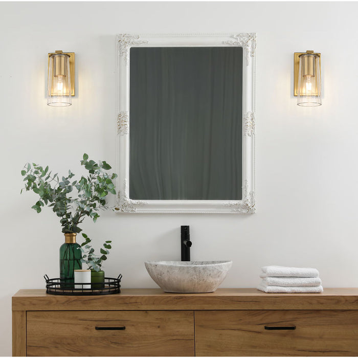 Z-Lite Titus Wall Sconce Modern Gold 1 Light 826-1S-MGLD | theLightShop