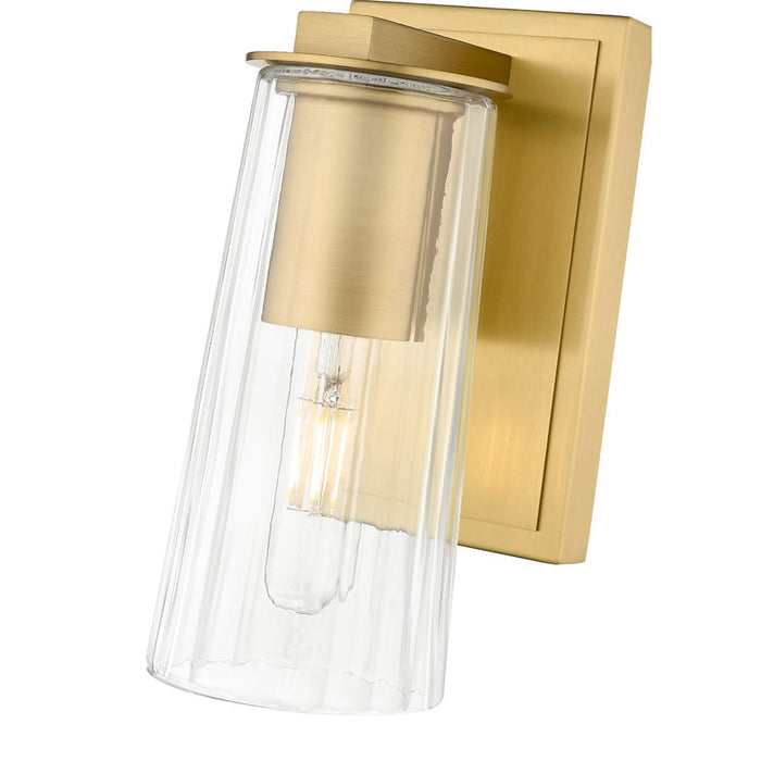 Z-Lite Titus Wall Sconce Modern Gold 1 Light 826-1S-MGLD | theLightShop