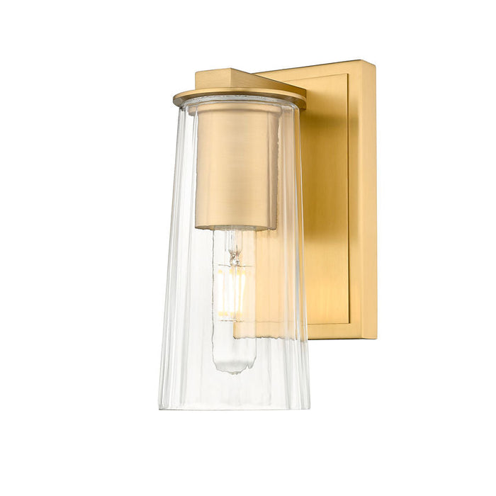 Z-Lite Titus Wall Sconce Modern Gold 1 Light 826-1S-MGLD | theLightShop