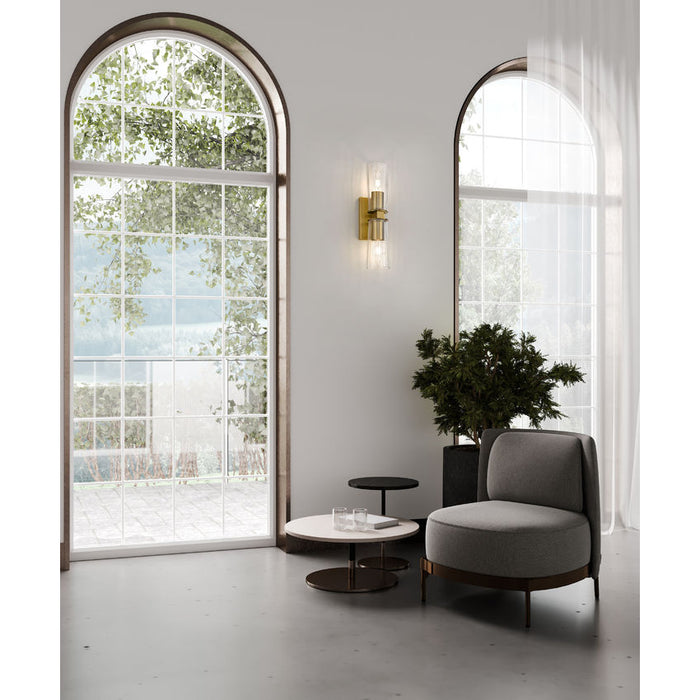Z-Lite Titus Wall Sconce Modern Gold 2 Light 826-2S-MGLD | theLightShop