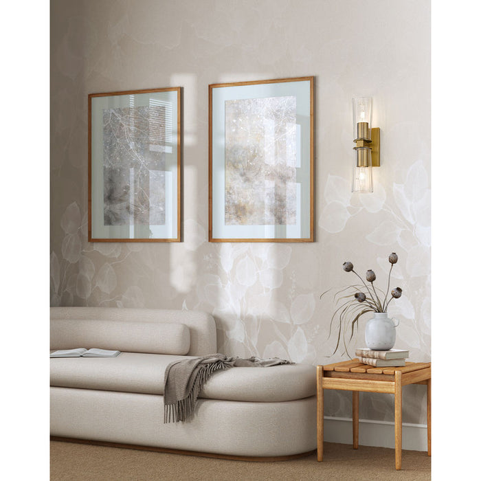 Z-Lite Titus Wall Sconce Modern Gold 2 Light 826-2S-MGLD | theLightShop