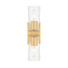 Z-Lite Titus Wall Sconce Modern Gold 2 Light 826-2S-MGLD | theLightShop