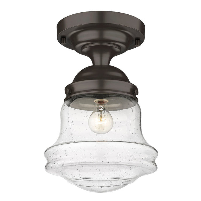 Z-Lite Vaughn Bronze 1 Light Flushmount 736F10-BRZ | theLightShop