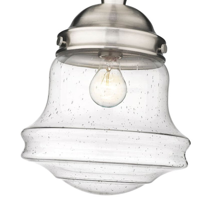 Z-Lite Vaughn Brushed Nickel 1 Light Flushmount 736F10-BN | theLightShop