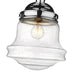 Z-Lite Vaughn Chrome 1 Light Flushmount 736F10-CH | theLightShop