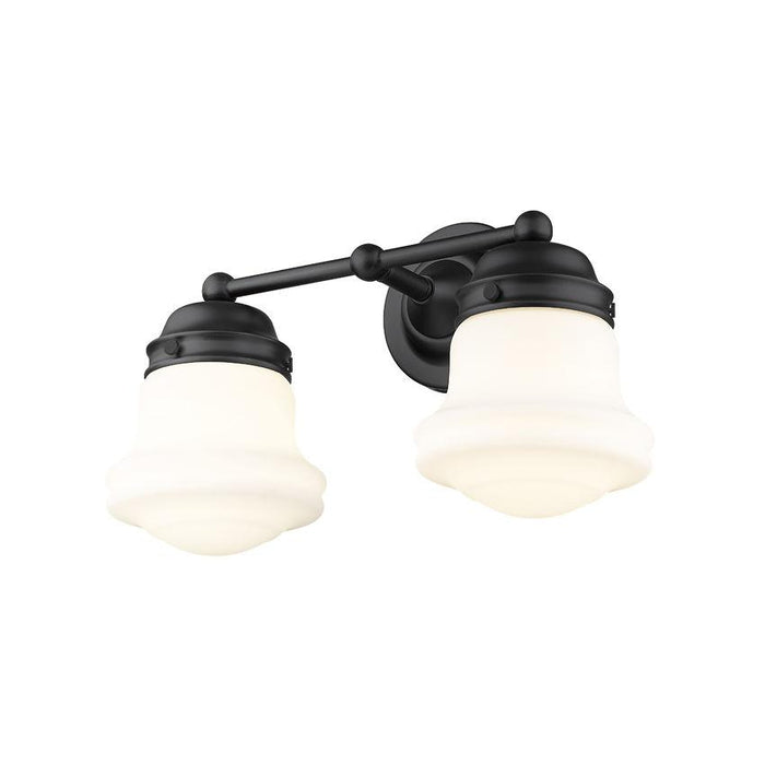 Z-Lite Vaughn Matte Black Vanity 735-2V-MB | theLightShop