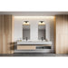 Z-Lite Vaughn Matte Black Vanity 735-2V-MB | theLightShop