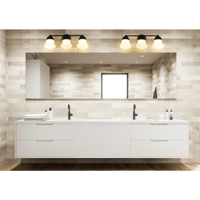 Z-Lite Vaughn Matte Black Vanity 735-3V-MB | theLightShop