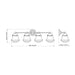 Z-Lite Vaughn Matte Black Vanity 735-4V-MB | theLightShop