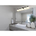 Z-Lite Vaughn Matte Black Vanity 735-5V-MB | theLightShop
