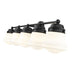 Z-Lite Vaughn Matte Black Vanity 735-5V-MB | theLightShop