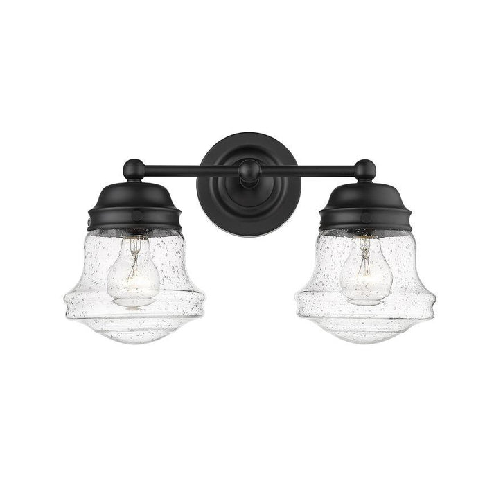 Z-Lite Vaughn Matte Black Vanity 736-2V-MB | theLightShop