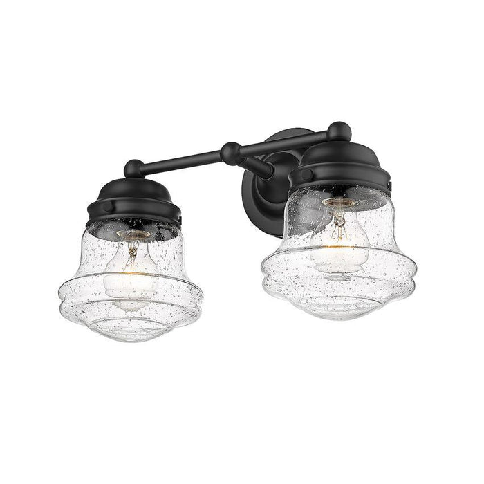 Z-Lite Vaughn Matte Black Vanity 736-2V-MB | theLightShop