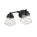 Z-Lite Vaughn Matte Black Vanity 736-2V-MB | theLightShop