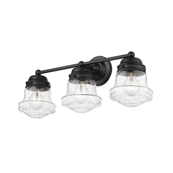 Z-Lite Vaughn Matte Black Vanity 736-3V-MB | theLightShop