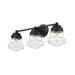 Z-Lite Vaughn Matte Black Vanity 736-3V-MB | theLightShop