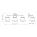 Z-Lite Vaughn Matte Black Vanity 736-3V-MB | theLightShop