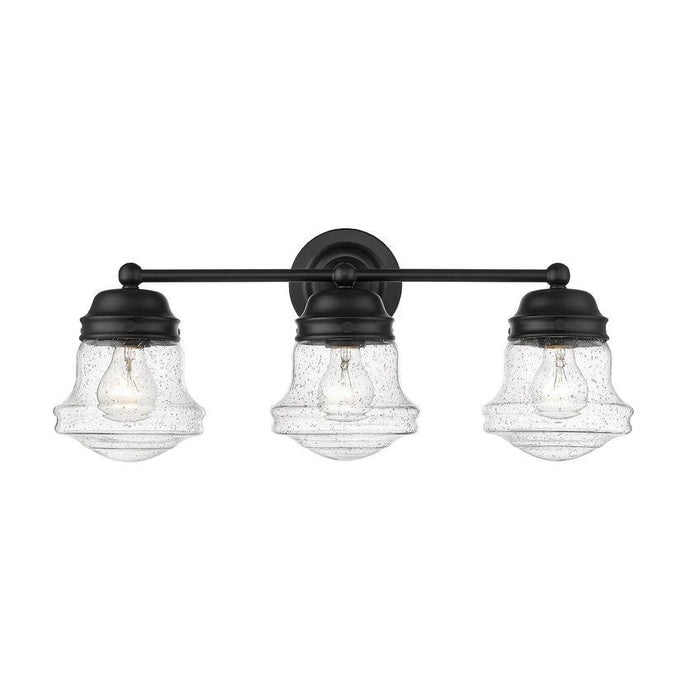 Z-Lite Vaughn Matte Black Vanity 736-3V-MB | theLightShop