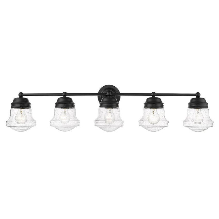 Z-Lite Vaughn Matte Black Vanity 736-5V-MB | theLightShop