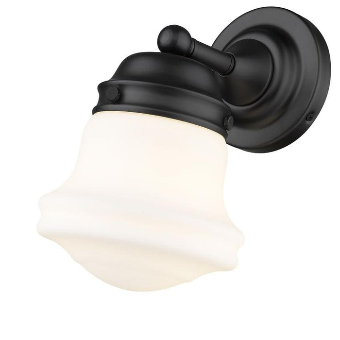 Z-Lite Vaughn Matte Black Wall Sconce 735-1S-MB | theLightShop